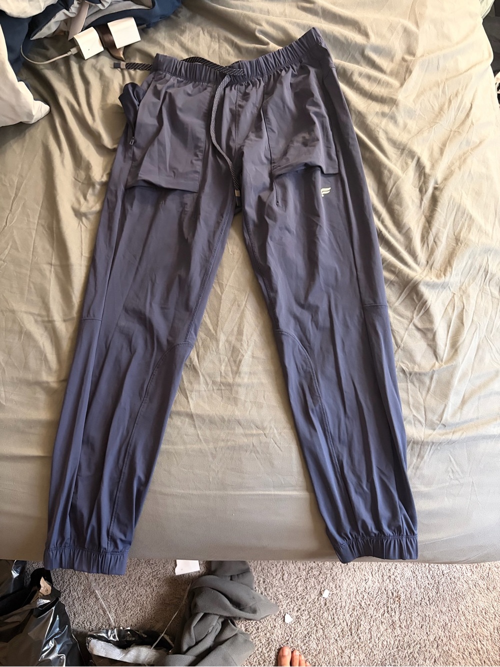 Fabletics The One Jogger Navy Performance Pants Small S